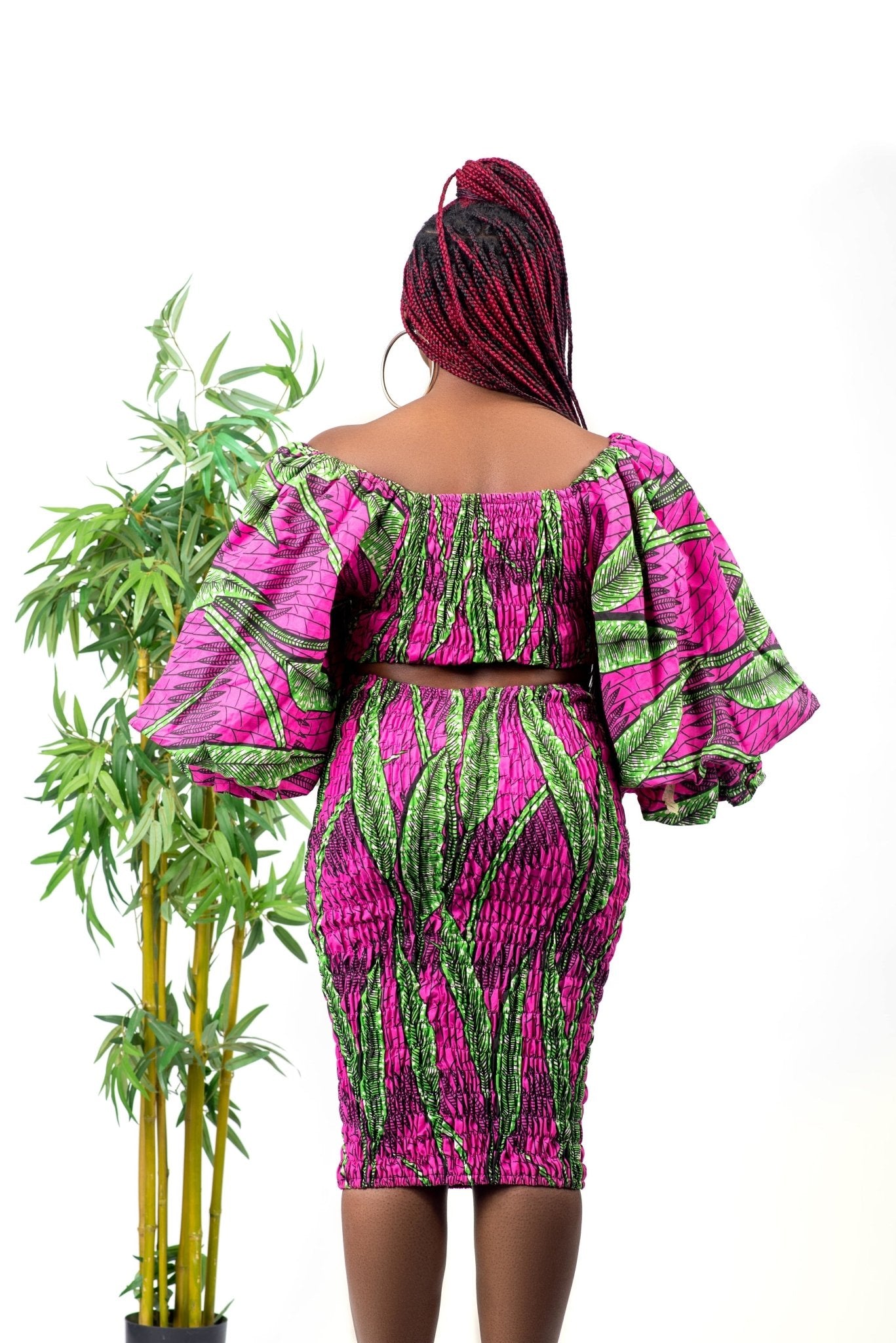 Azonto - African Print Skirt & Top Set - Zee Store