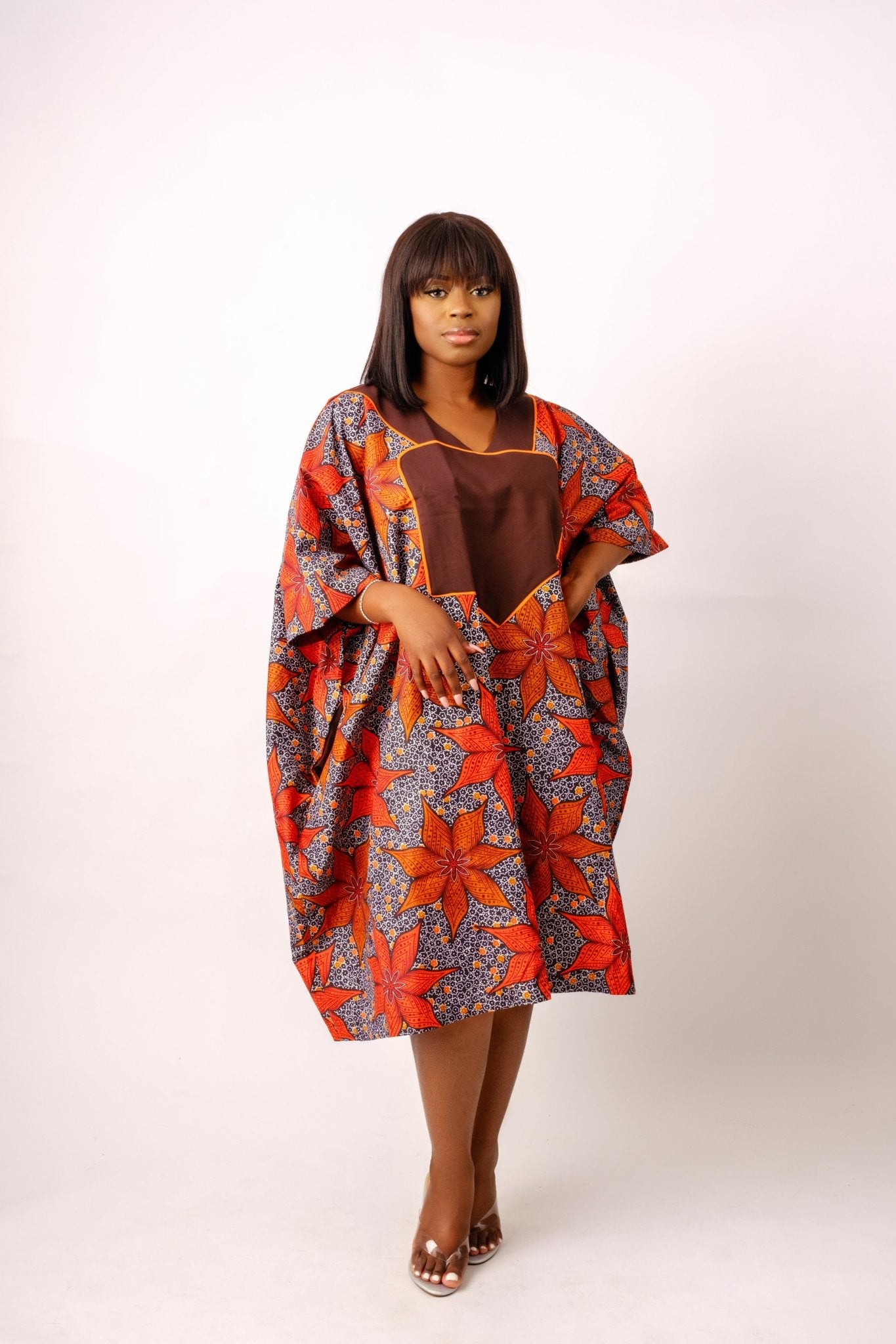 Bamaya - African print Agbada Dress - Zee Store