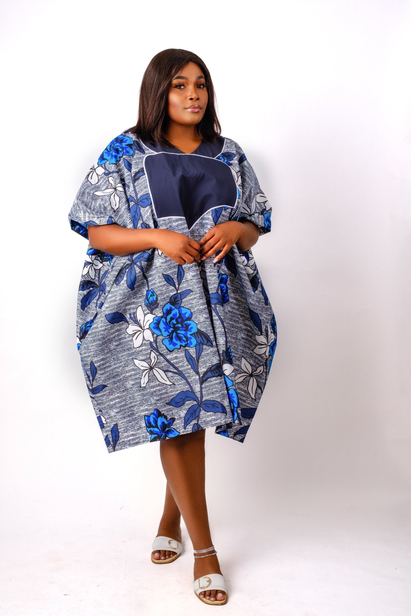Borborbor - African print Agbada Dress - Zee Store