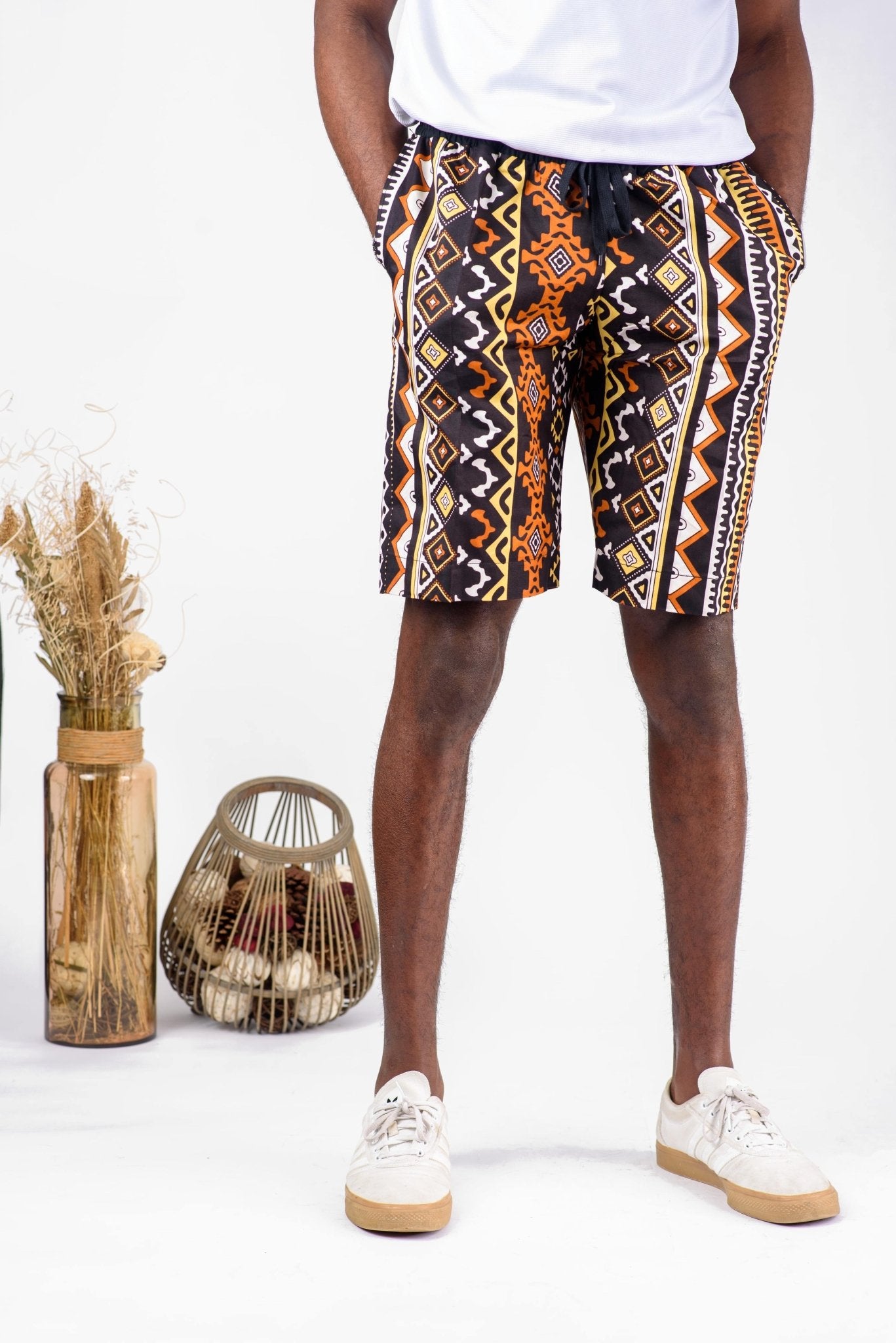 Galala - African Print Unisex Shorts - Zee Store
