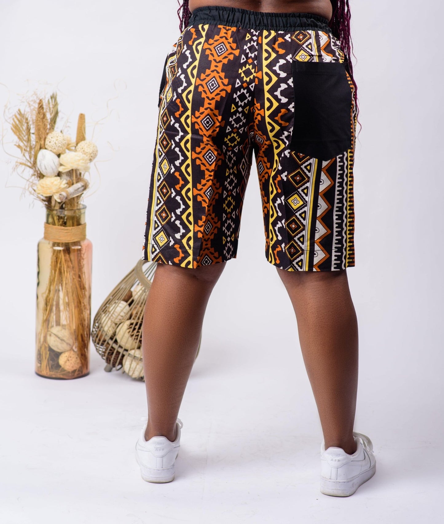 Galala - African Print Unisex Shorts - Zee Store