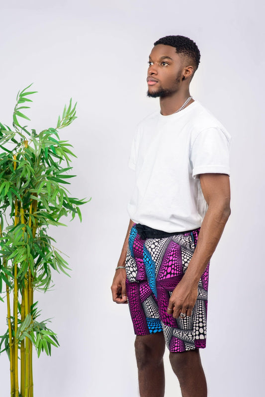 Gese - African Print Unisex Shorts - Zee Store