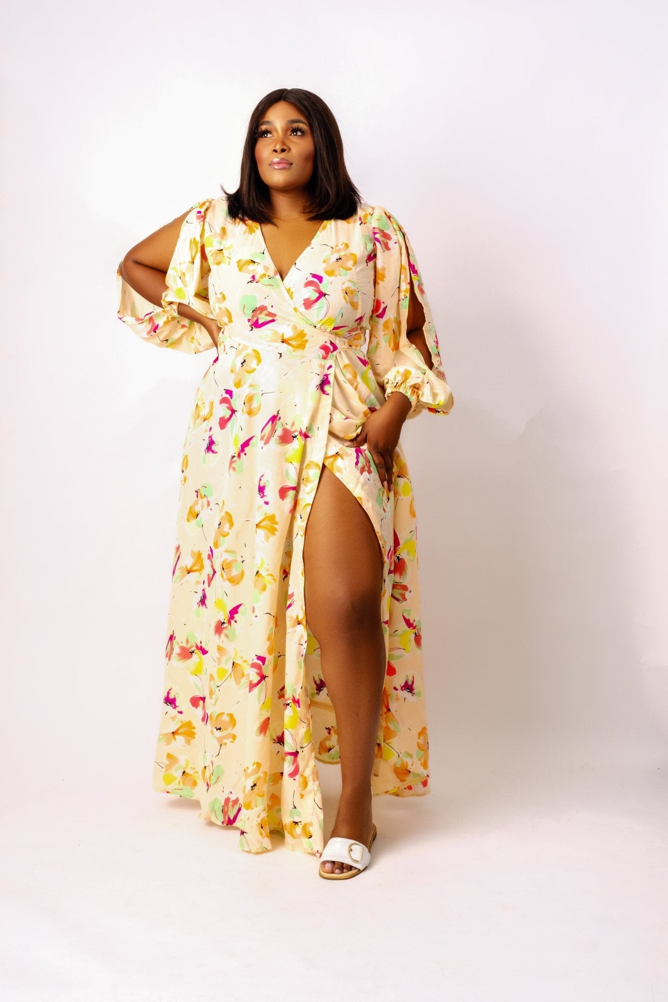 Kamou - Maxi Wrap dress - Zee Store
