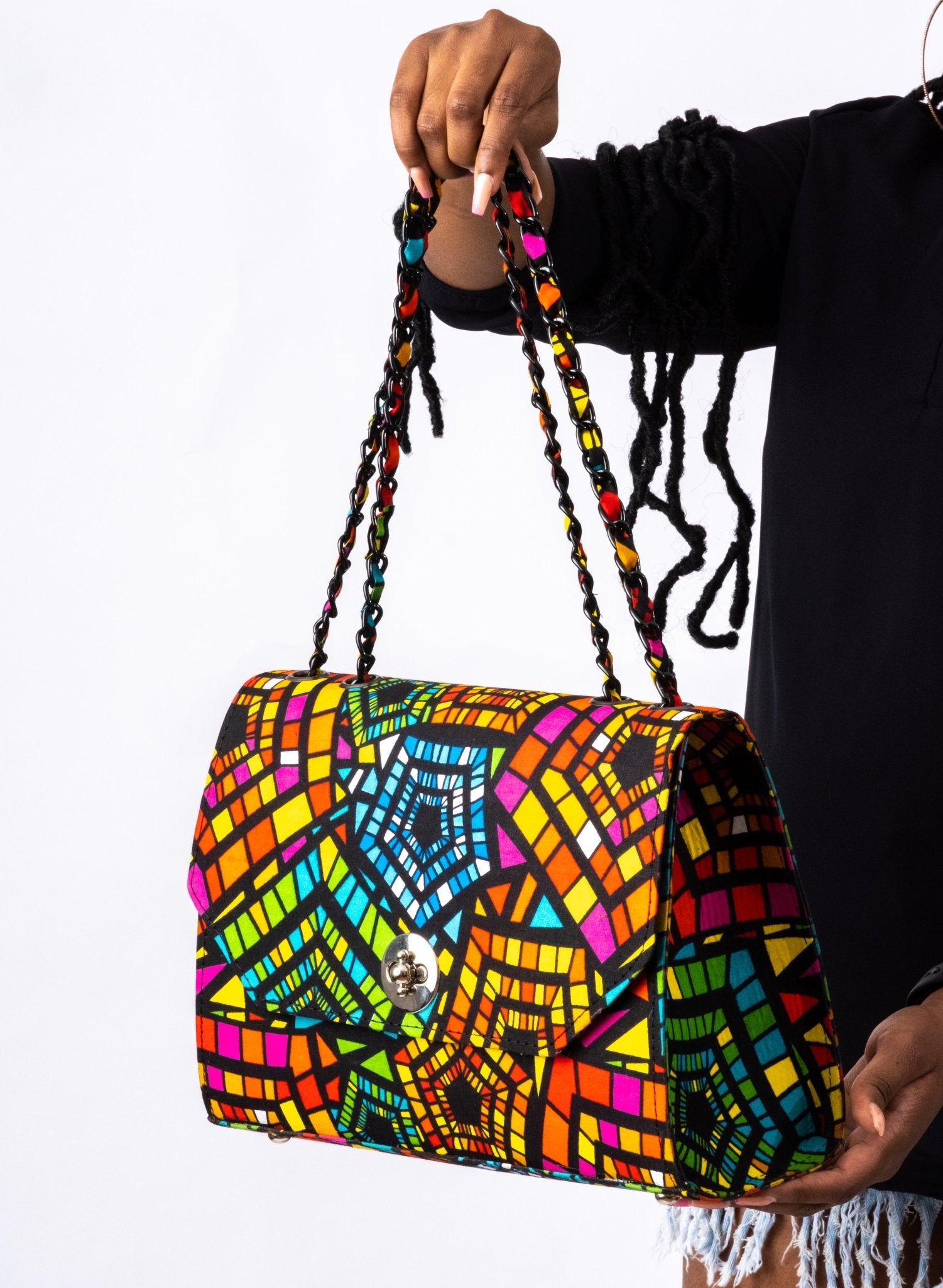 Kpanlogo - African Print Maxi Handbag - Zee Store