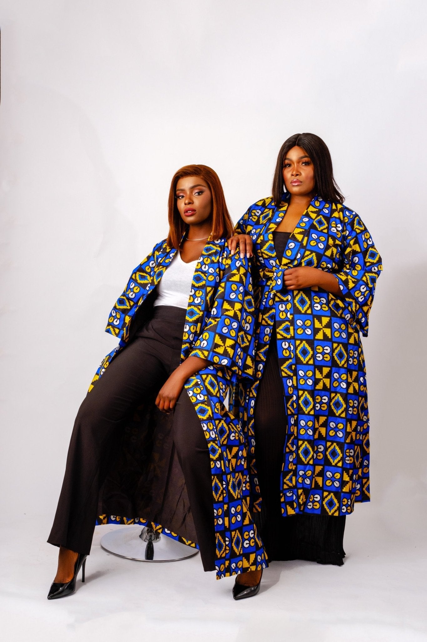 Kpatsa - African Print Maxi Kimono - Zee Store