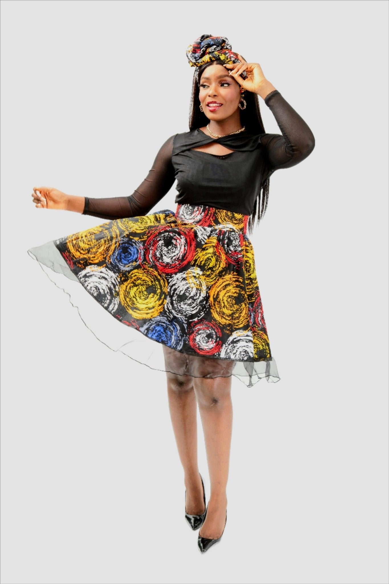 Lamban - African Print Skirt - Zee Store